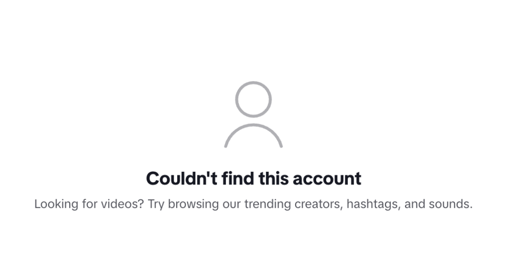 tiktok account blocked