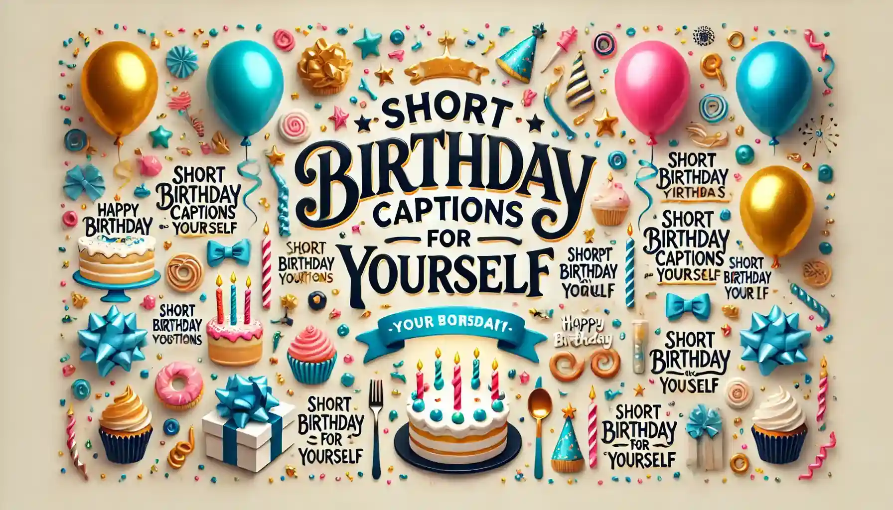 Short Birthday Captions for Yourself
