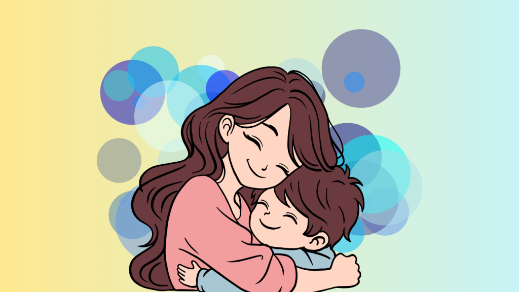 mom and son tiktok captions