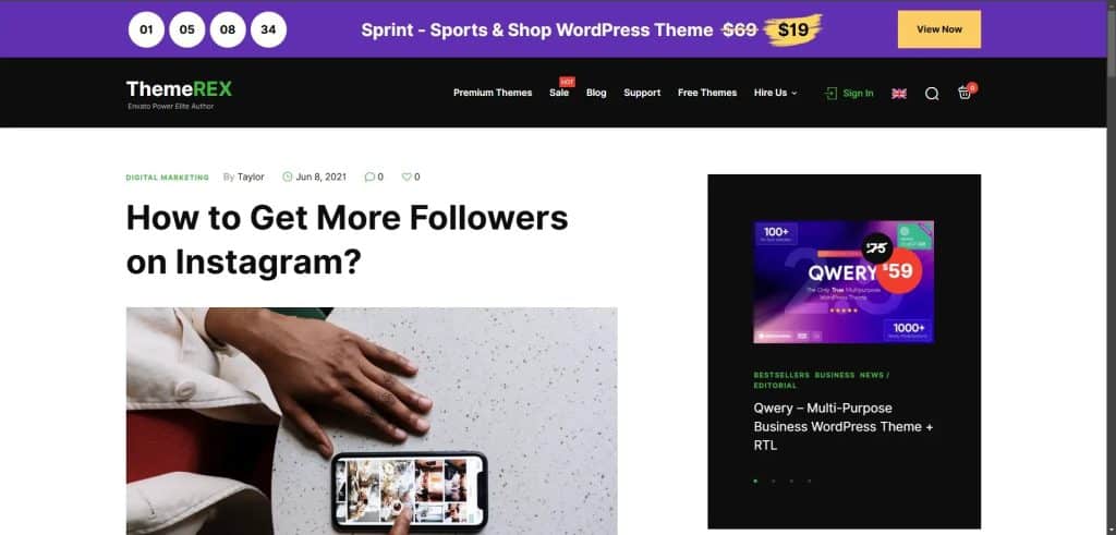 ThemeREX How To Get More Followers On Instagram