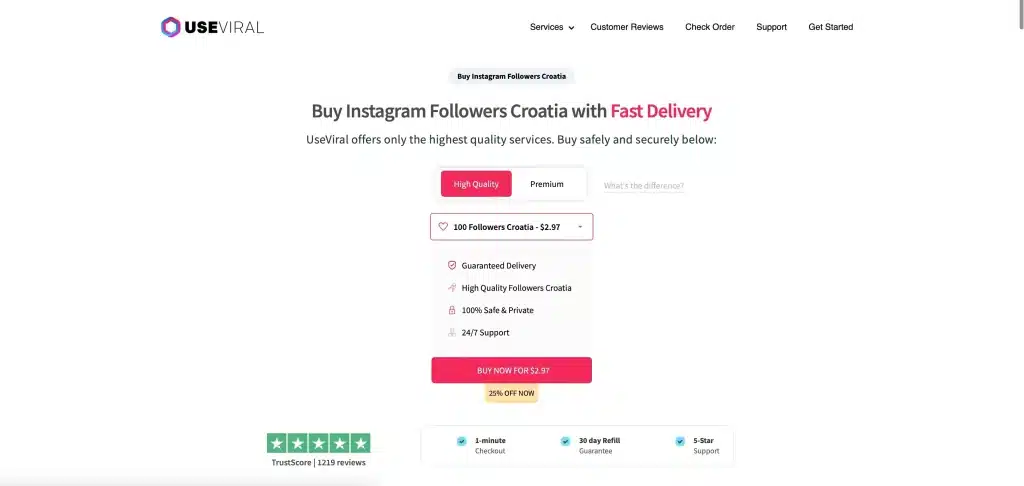 Buy Instagram followers with fast delivery