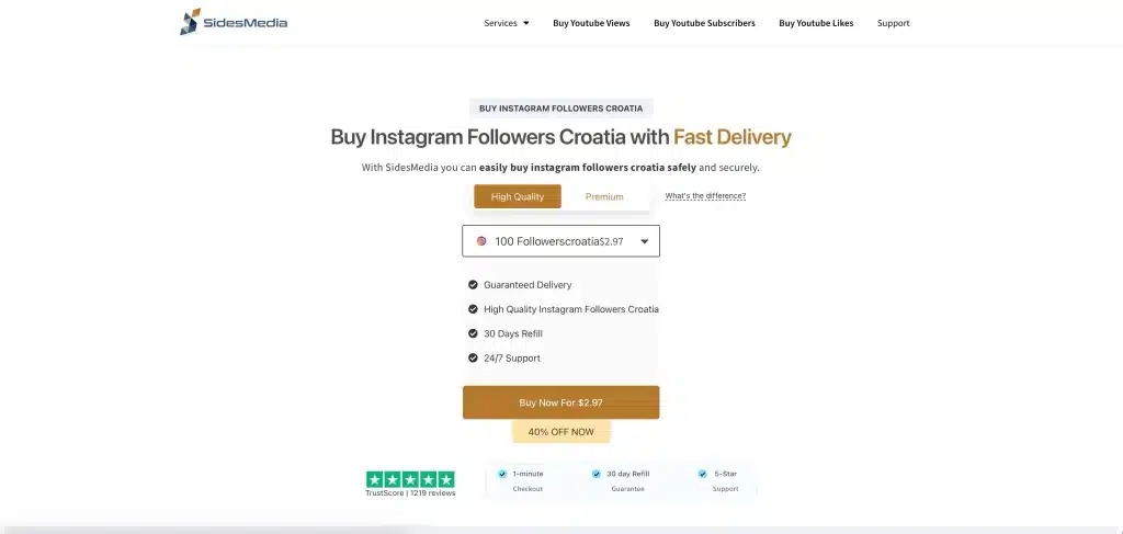 Buy Instagram followers with fast delivery
