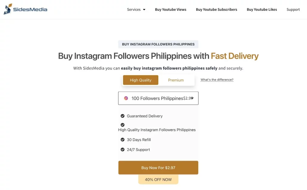 buy Instagram followers with fast delivery