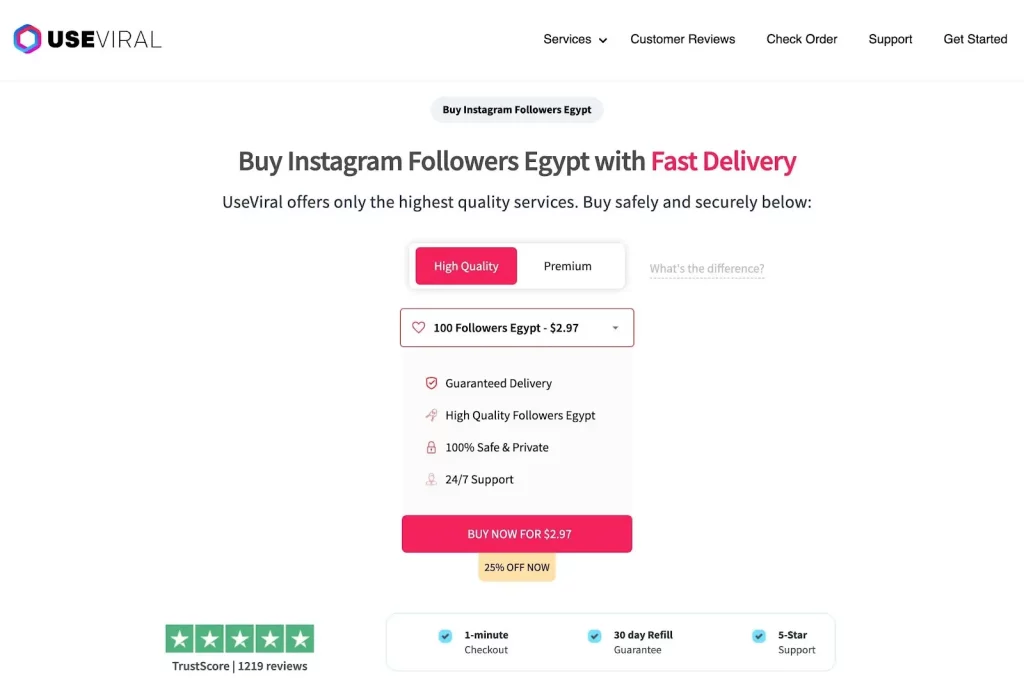buy Instagram followers with fast delivery