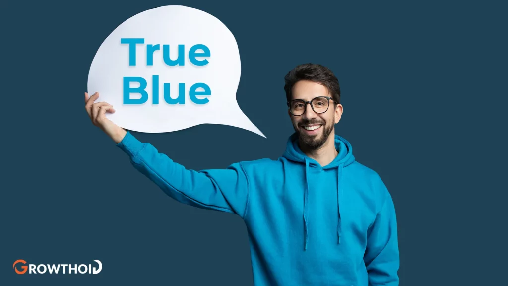 best blue captions for tiktok