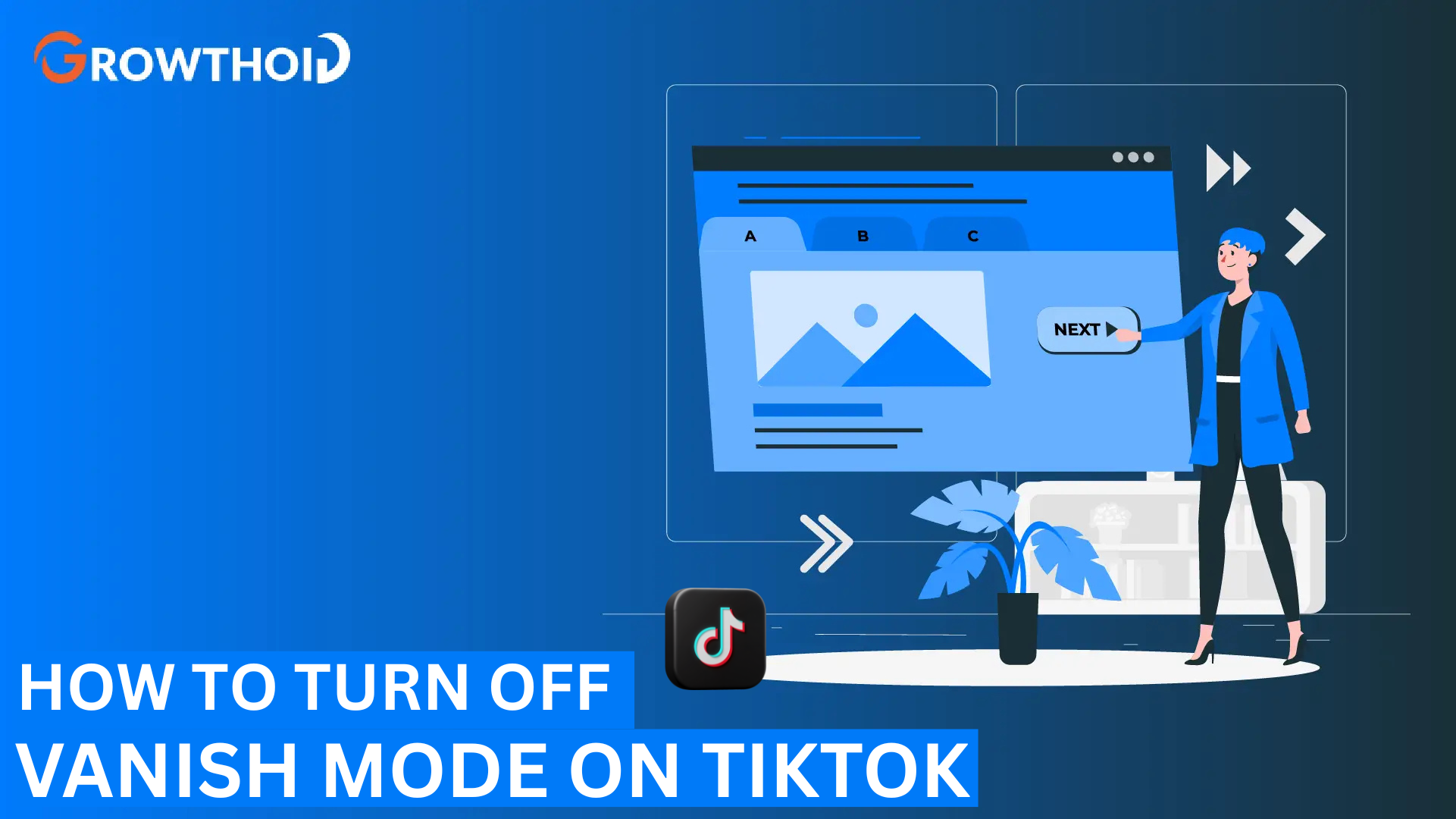 how to turn off vanish mode on tiktok