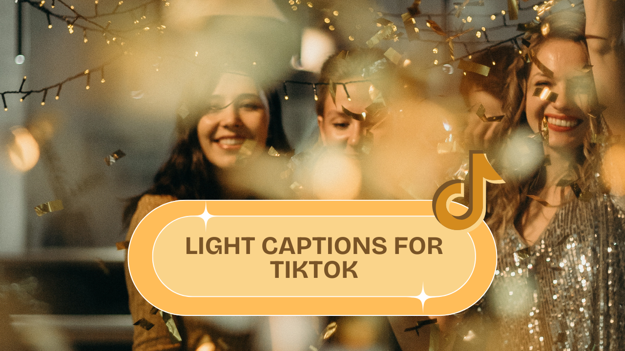 light captions for tiktok