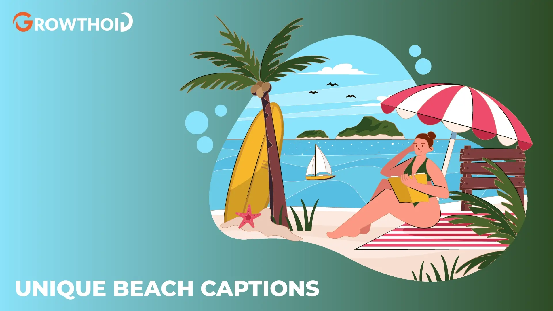 unique beach captions