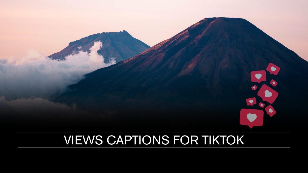 views captions for tiktok