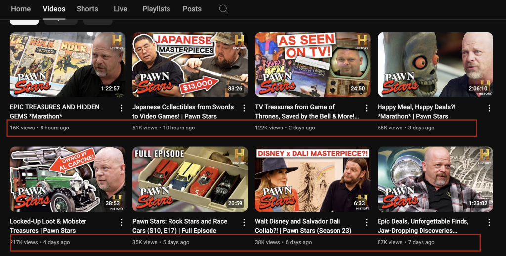 consistent youtube content to get verified 