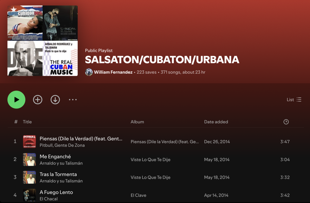 spotify playlist likes desktop