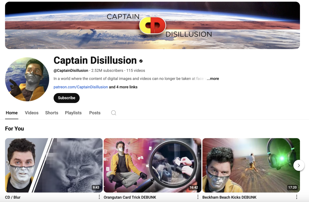 education youtube niches captain disillusion